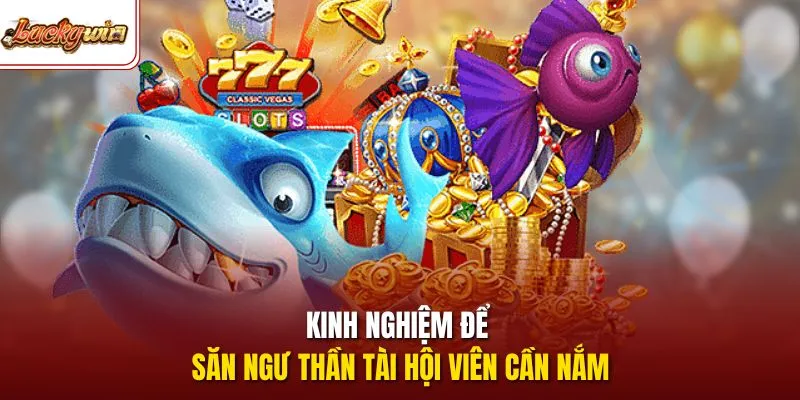 Kinh nghiệm để săn ngư thần tài hội viên cần nắm