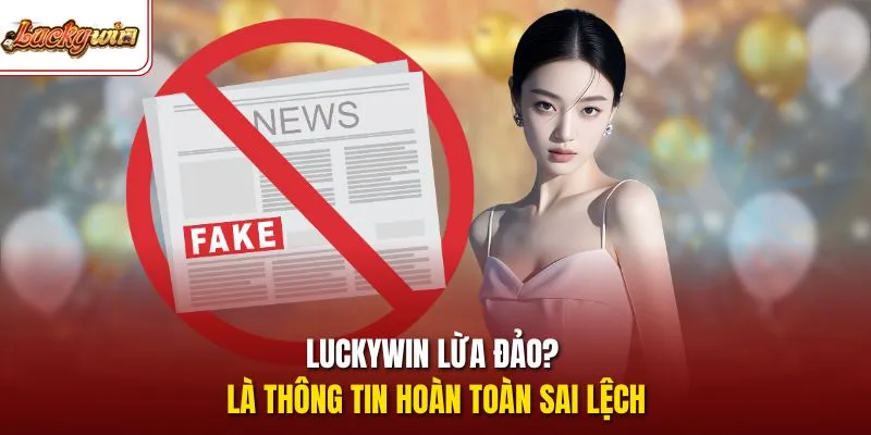 LUCKYWIN lừa đảo? là thông tin hoàn toàn sai lệch